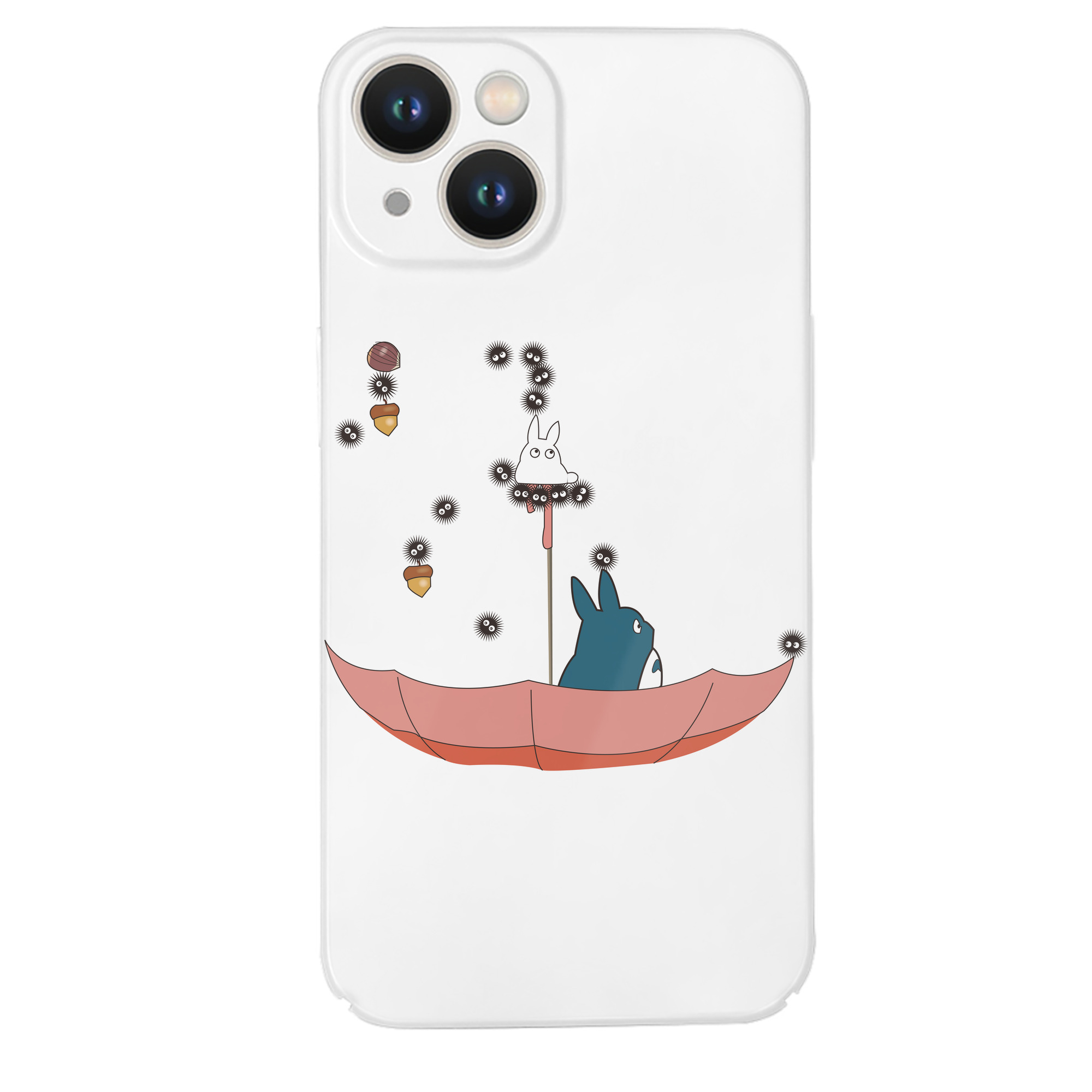 （画像用） となりのトトロ 草壁メイ 草壁サツキ My Neighbor Totoro Satsuki Kusakabe Mei Kusakabe 【iPhone 14シリーズ対応】ハードケース